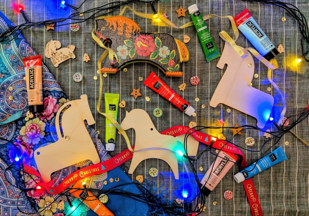 Творческий мк «Новогодняя лошадка». 